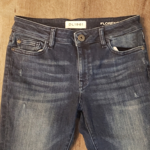 DL1961 Women's Florence Instasculpt Mid-Rise Skinny Fit Jean Size 28 Blue - Picture 6 of 12